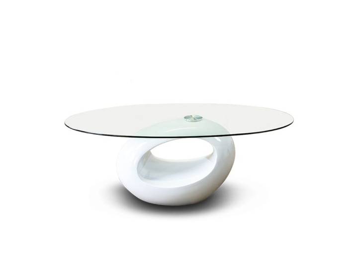 Table basse de salon blanche - Symbiose - DESIGNETSAMAISON