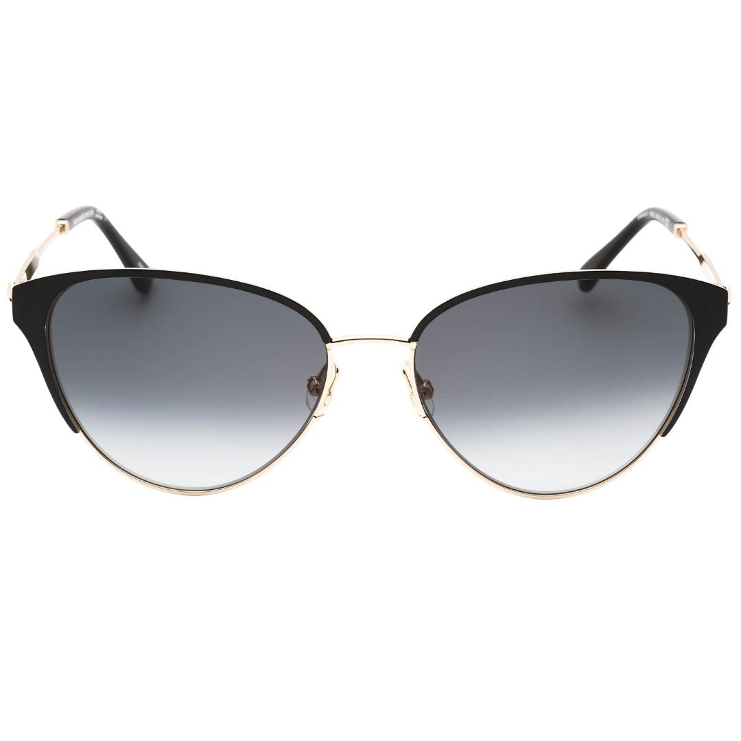 Kate Spade donkergrijze SF-lens gouden zonnebril met zwart detail