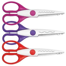 Wedo Konturenscheren-Set 16,0 cm 3 Stück rot