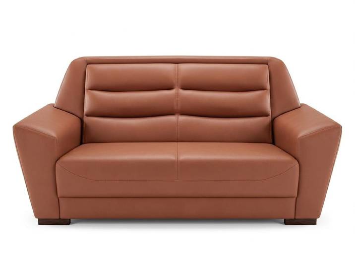Xlmoebel 2-Sitzer Sofa modern elegant funktional ergonomisch vielseitig braun, 1 Teile