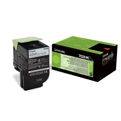 Lexmark 702HK Rückgabe-Toner Schwarz für ca. 4.000 Seiten 70C2HK0
