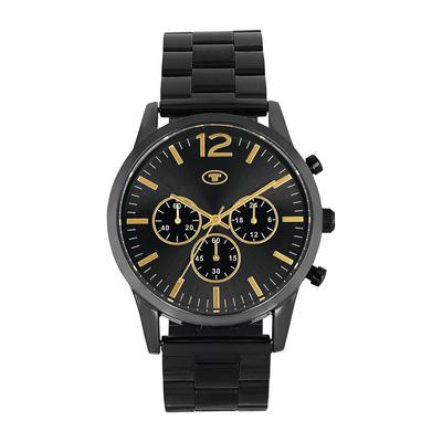 Chronograph TOM TAILOR, schwarz (gunfarben), Armbanduhren, Herren, Chronograph, Quarzuhr, Armbanduhr, Herrenuhr, Edelstahlarmband, analog