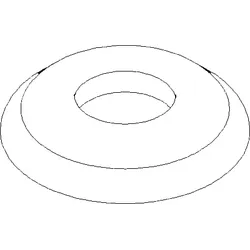 Dornbracht Ros. Schub 55x10 Madison vc 092735003-00 D 27 x 10 mm Chrom