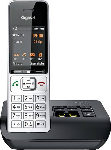 GIGASET COMFORT 500A silber / schwarz Telekommunikation, UCC & Wearables Festnetztelefone analog &