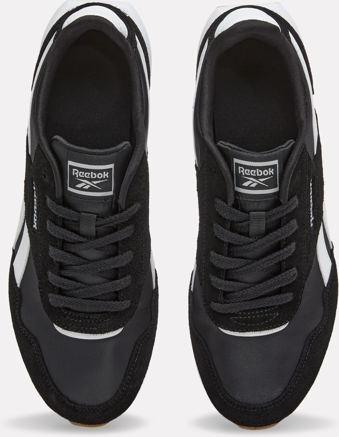 Sneaker REEBOK CLASSIC "REEBOK R125", Herren, Gr. 40, schwarz, weiß, reebok lee 3, Leder, Synthetik, Textil, Schuhe Sneaker