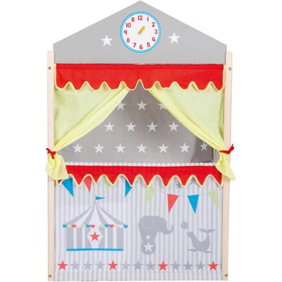 Kasperletheater ROBA "Handpuppentheater", bunt, Puppentheater, Kinder, Massivholz, Stoff