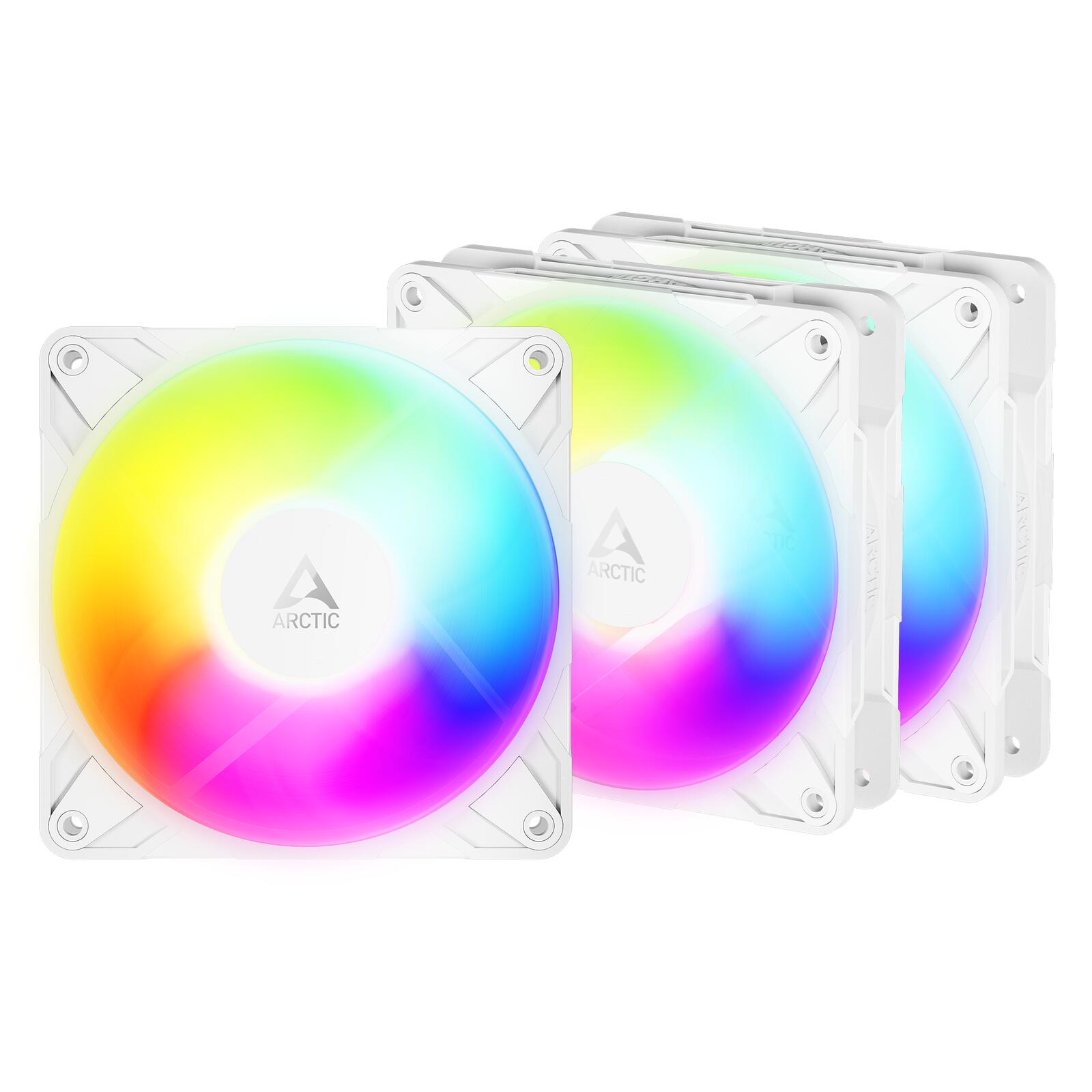 Arctic Lüfter P12 Pro 120mm Reverse A-RGB 3er-Pack weiß ACFAN00334A