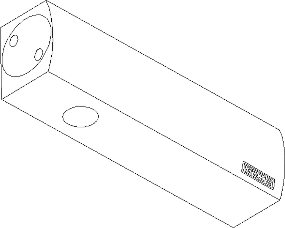 GEZE Oben-Türschließer TS 2000 NV BC, Aluminium 124946