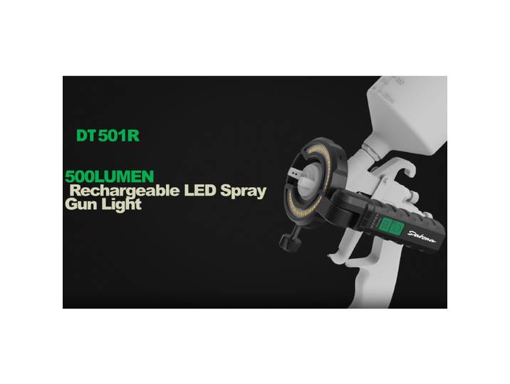 Lampe à contraste de couleur 501R pour pistolet de pulvérisation, lumière d'inspection LED avec éclairage à haute CRI – Outil de réparation de carrosserie automobile