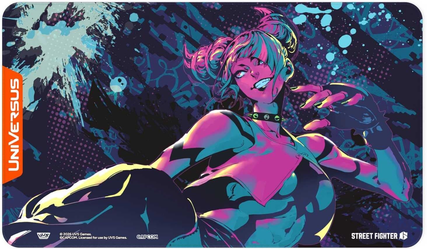 UniVersus Street Fighter 6: Challenger Series – Juri Playmat for Card Games