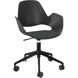 Bürostuhl FALK Aluminium schwarz anthrazit