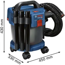 Bosch Professional, Industriestaubsauger, Akku-Sauger GAS 18V-10 L (Nass-Trockensauger)