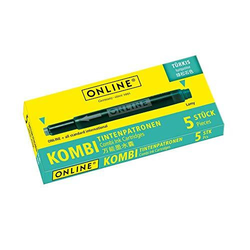 ONLINE Tintenpatrone 5ST türkis