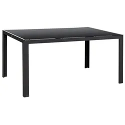 GREEN LOUNGE Aluminium-Gartentisch Sicherheitsglas belastbar bis 50kg ca. 160x100x74cm