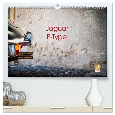 Jaguar E-Type 2027 (hochwertiger Premium Wandkalender 2027 DIN A2 quer), Kunstdruck in Hochglanz