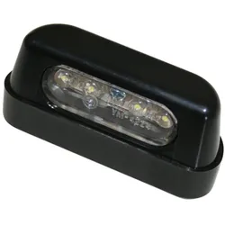HIGHSIDER smart LED Kennzeichenbeleuchtung Schwarz ABS Kunststoff (1Stck)