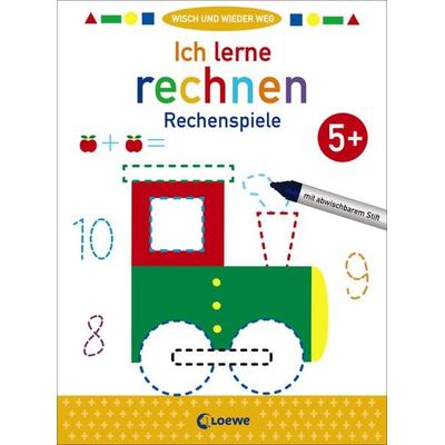 Wisch und wieder weg - Ich lerne rechnen 5+, Taschenbuch von , Loewe, 978-3-7432-0436-2