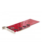 StarTech.com Quad M.2 PCIe Adapter Card x16 NVMe or AHCI SSD to PCI Express 4.0 Up 7.8 GBps/Drive For 2242/2260/2280/22110mm M-Key M2 SSDs Bifurcation Required PC/Linux Compatible Schnittstellenadapter Erweiterungsslot auf 4 x 4 x Low-Profile RAID 0 1 JBO (QUAD-M2-PCIE-CARD-B)