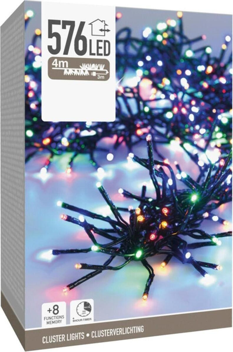 Koopman LED-lichtketting met 576 multicolor LED's en timerfunctie