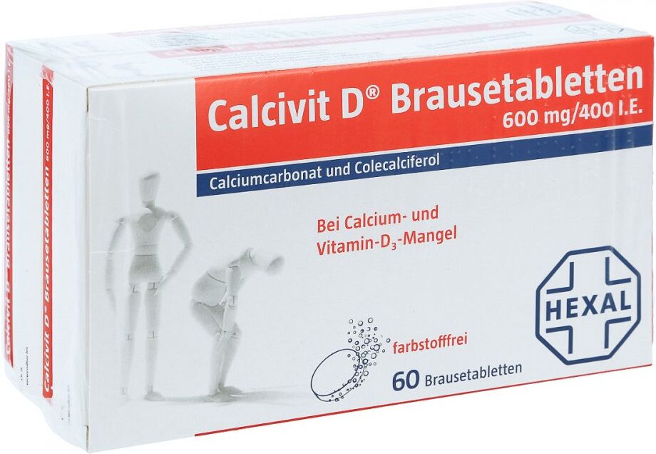 Calcivit D Brausetabletten 600mg/400 internationale Einheiten