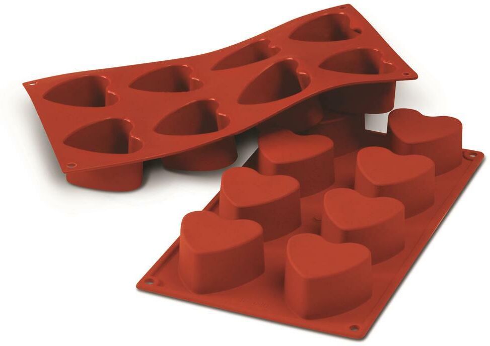 Silikomart Stampo 8 Cuori 6 cm Classic
