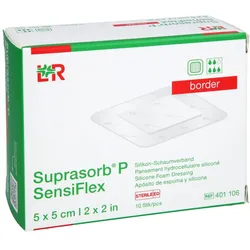 Suprasorb P Sensiflex Border 5x5cm 10 St