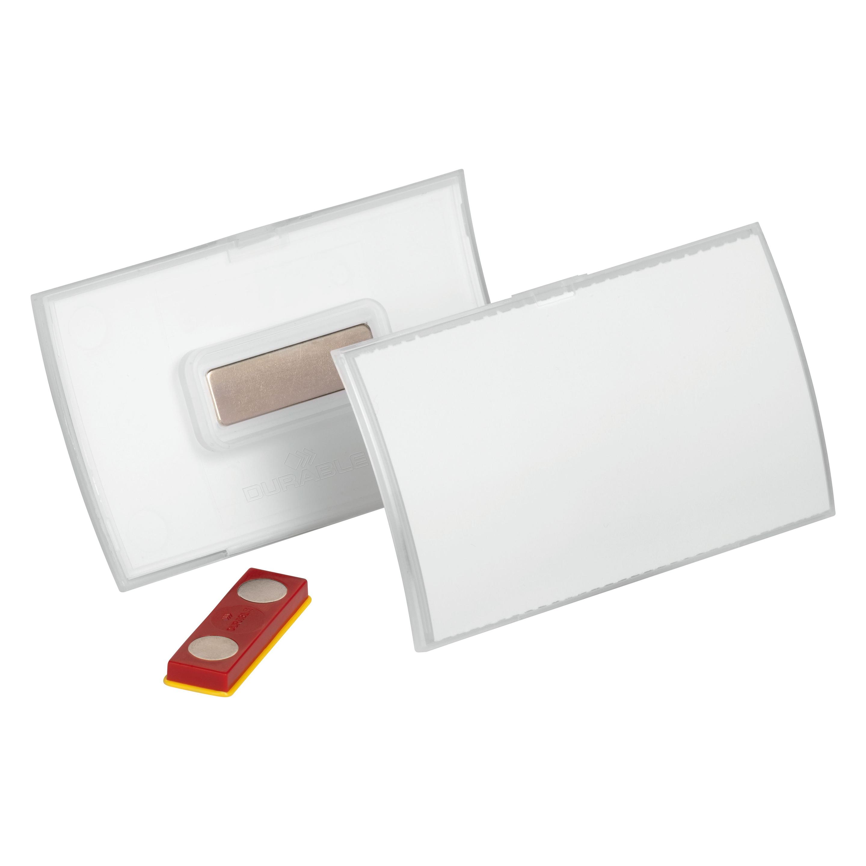 Durable Namensschilder Click Fold mit Magnet verdrehsicher (826019)