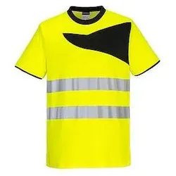 Portwest, Arbeitsoberteil, Gelbes Hi-Viz-T-Shirt, Grösse XL (XL)