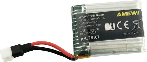 Amewi Modellbau-Akkupack (LiPo) 3.7V 500 mAh Zellen-Zahl: 1 Softcase JST