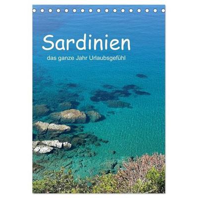 Sardinien - das ganze Jahr Urlaubsgefühl (Tischkalender 2026 DIN A5 hoch), CALVENDO Monatskalender