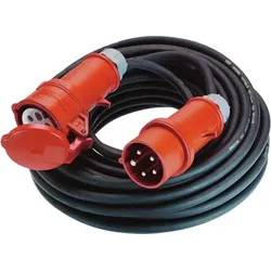 Bachmann CEE-Verlängerung 10m 5x1,5qmm 344.174 16A schwarz IP44 CEE-Steck CEE-Kuppl