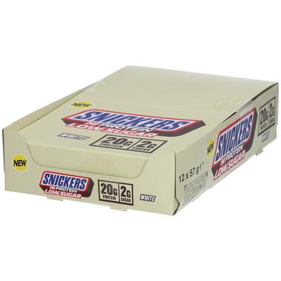 Mars Protein Snickers White Low Sugar High Bar (12x57g) Chocolate 12x57 g Riegel