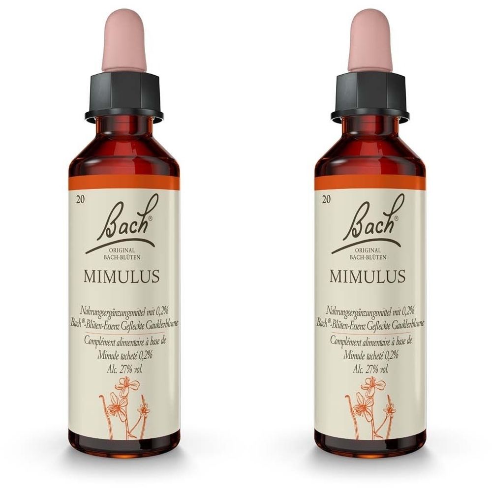 Bachblüten Mimulus Tropfen x2 2x20 ml