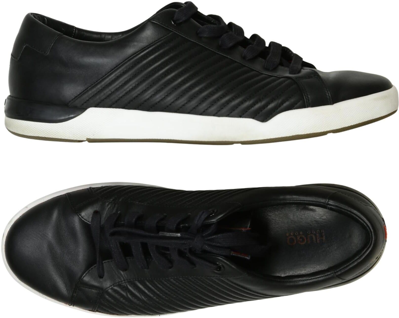 Hugo by Hugo Boss Herren Sneaker, Schwarz, Gr. EU 44, Leder - Second Hand