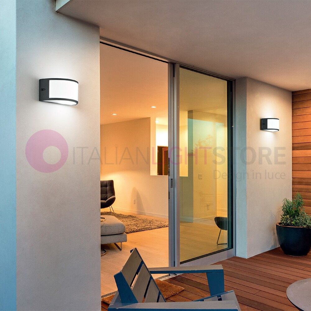 Portland Plafoniera Da Esterno Tonda Design Moderno Ip54