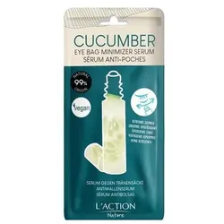 L'Action Paris, Augenpflege, Eye Bag Minimiser Serum Natural Eye Serum with Cucumber Extract (Augenpflege Serum)