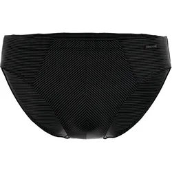 AMMANN Herren Slip - Mini Slip Cotton & More, Ton-in-Ton Streifen, Baumwollmischung Schwarz / 4XL