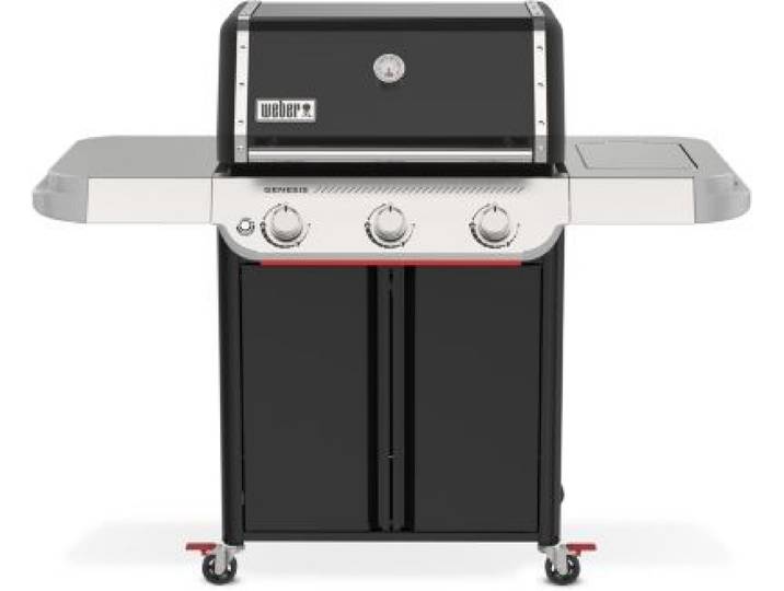 Weber - Barbecue Gaz Genesis E-315w Plancha, Sur Chariot, 3 Brûleurs, Surface De Cuisson 68 X 48 Cm