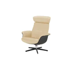 Relaxsessel aus Leder Timeout , creme , Maße (cm): B: 80 H: 101 T: 81.0