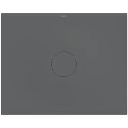 Bette rechteck Duschwanne „BetteAir“ 1000 × 800 mm ohne Oberflächenbeschichtung, ohne Oberflächenveredelung, ohne Wannenträger, in Raven