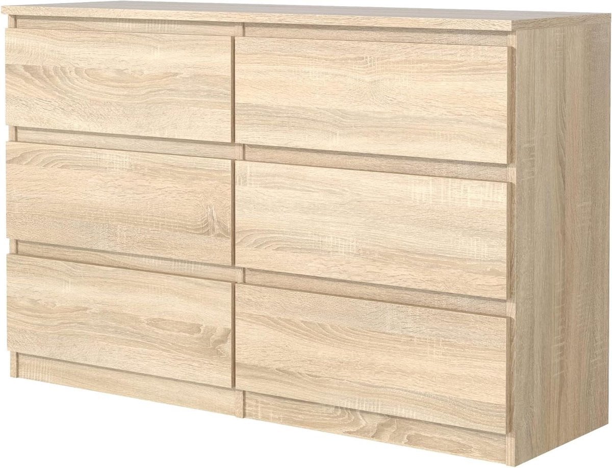 Sonoma Ladekast Chest met Greeploze Fronten, B/D/H: 100 x 39 x 78,5 cm