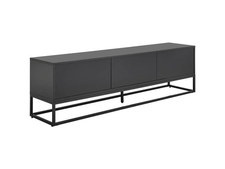 Mid.you Sideboard Libreville, Grau, Metall, 3 Fächer, 180x52x40 cm, Wohnzimmer, Kommoden & Sideboards, Sideboards