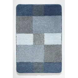 Badteppich JOANA (LBH 120x70x2 cm) - blau - LBH 120x70x2 cm