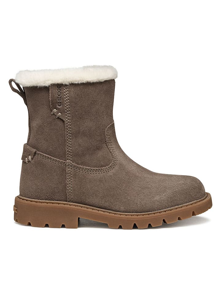 Geox Leder-Stiefel "Shaylax" in Hellbraun - 33