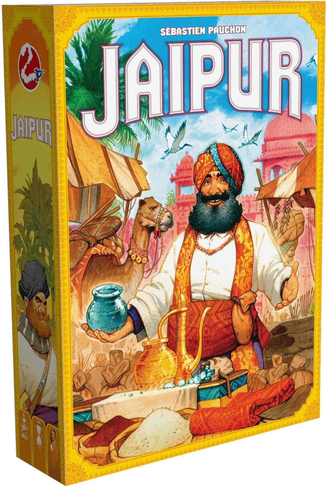 Jaipur 2nd Edition - Strategic Two-Player Card Game, Ages 10+, Trading and Hand-Management Gameplay by Space Cowboys