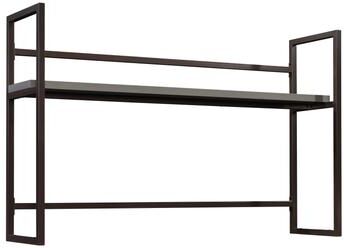 Klair Living "Wood Credenza Hutch with Impact-Resistant Design, Brown - 65.98"" W x 16.54"" D x 42.28"" H"