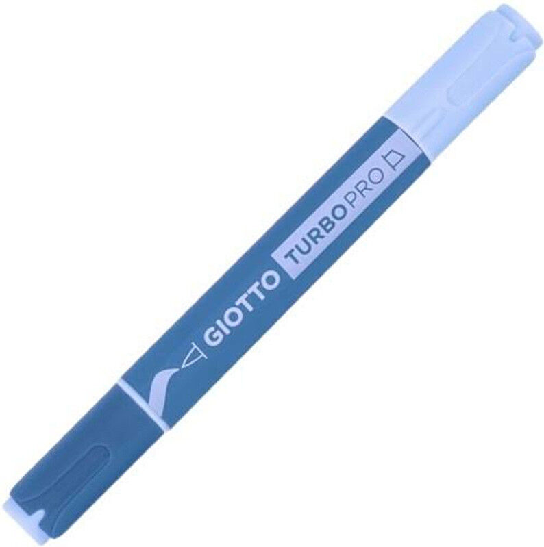 Marqueur Bleu Cobalt double pointe TURBO PRO - Giotto