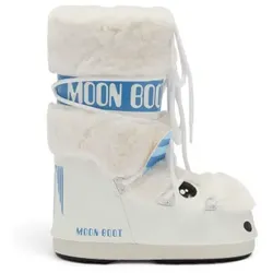 Moon Boot für Frauen/Mädchen. 80D3400330 Icon Little Yeti Stiefel weiß (23/26), Wohnung, Schnürsenkel, Lässig, Kinderbekleidung