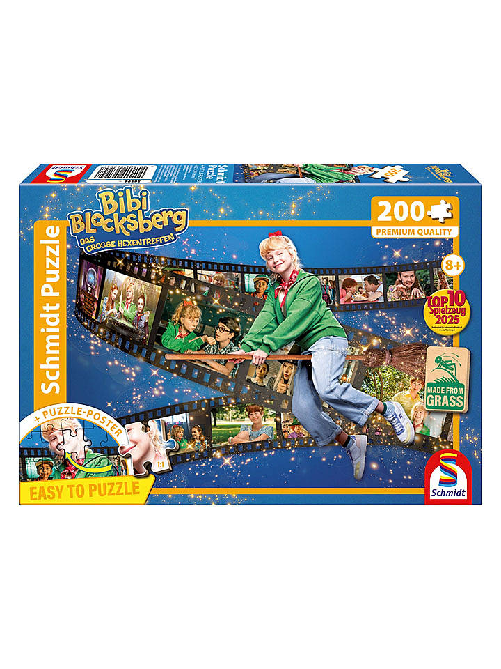 Schmidt Spiele 200tlg. Puzzle "Bibi Blocksberg - Das große Hexentreffen" - ab 8 Jahren - onesize