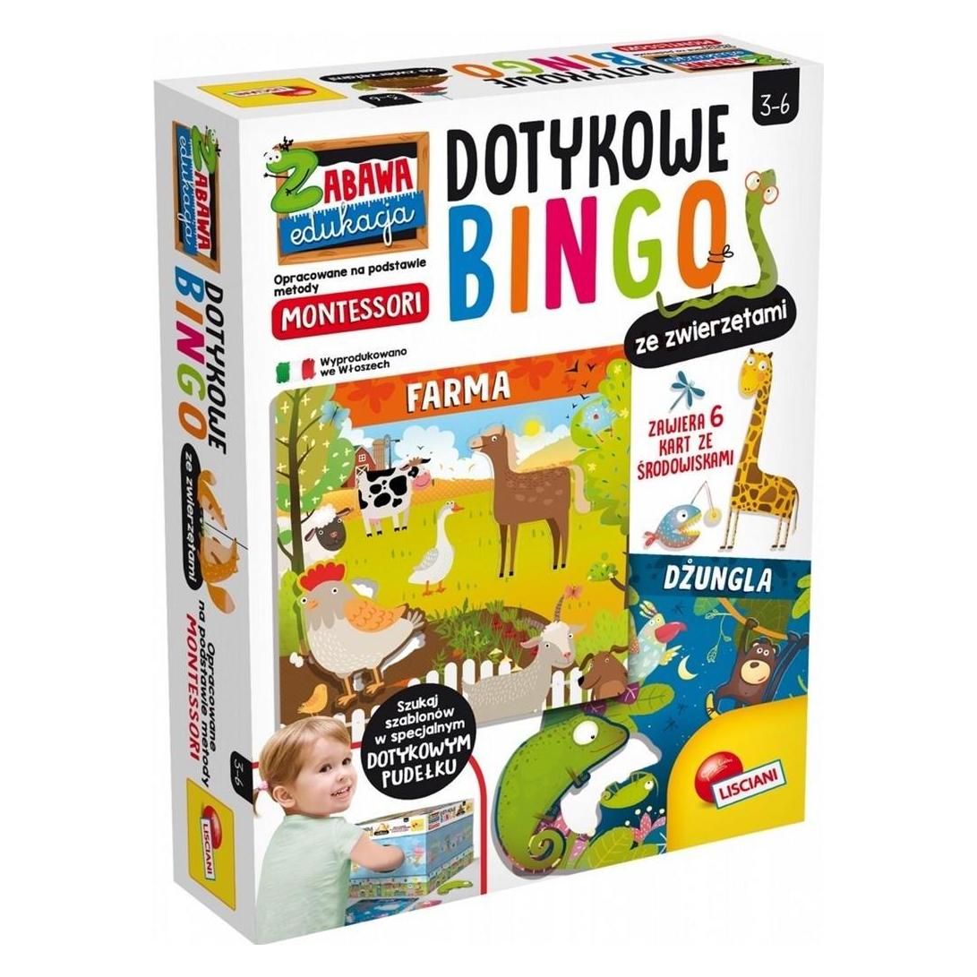 Lisciani Montessori plus Touch Bingo mit Tieren (Polnisch, 2 - 6 Spieler) (304-PL72460)